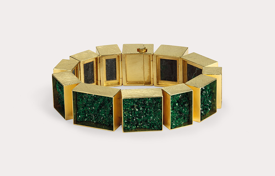 bracelet  2017  gold  750  uwarovit  180x18  mm